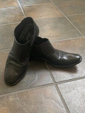Rocco P. black leather shoes *free delivery*